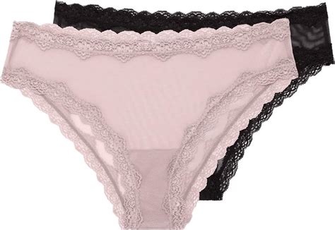 lace-trim cheeky panty